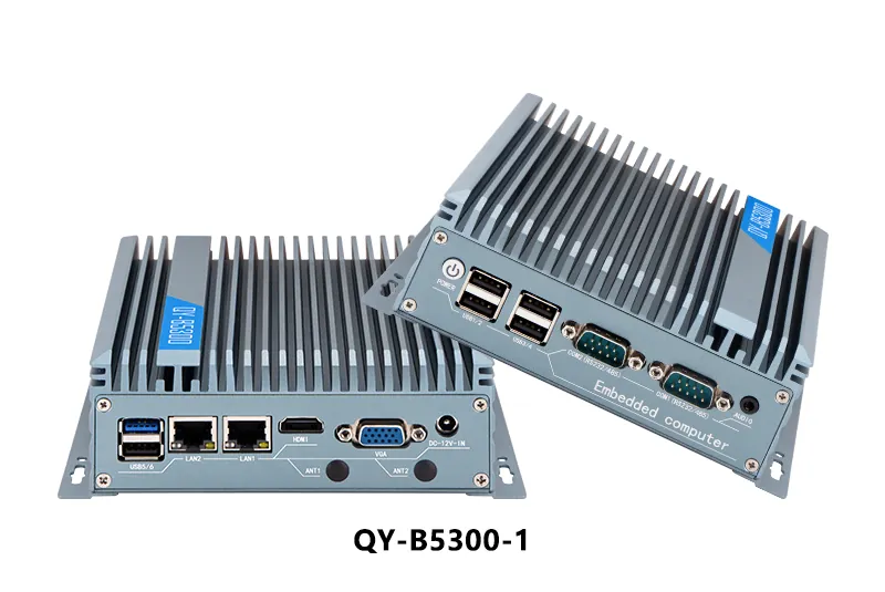 QY-B5300 industrial mini PC — product view