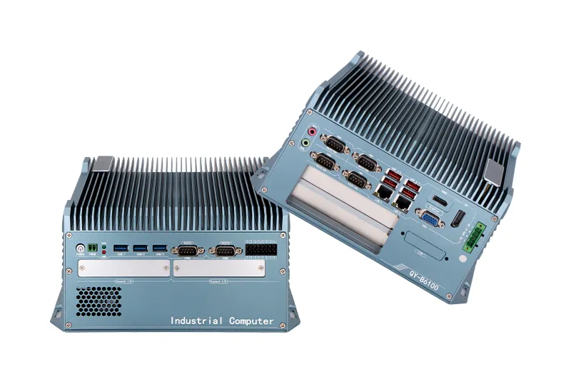 QY-B6100 industrial mini PC — product view