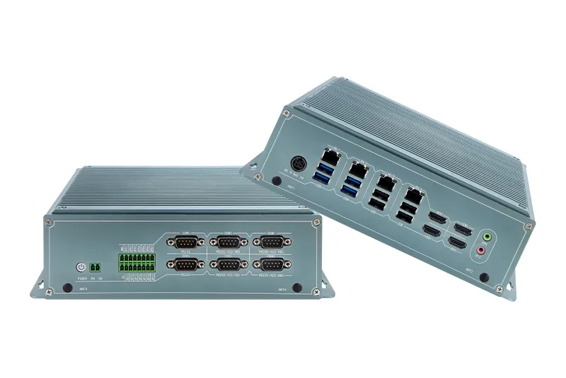 QY-B7100 industrial mini PC — product view