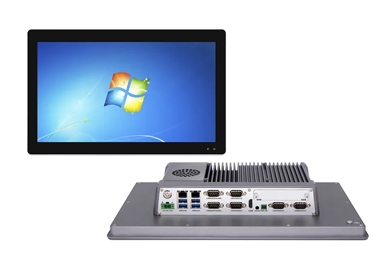 QY-P8156-DC industrial panel PC — product view