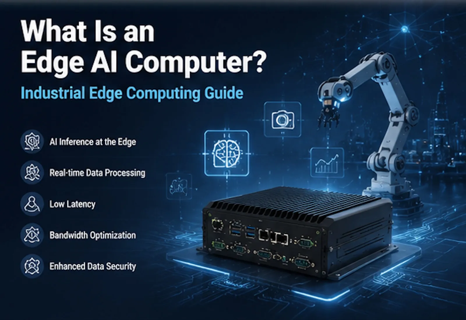 Edge AI industrial computer for real-time AI inference at the edge